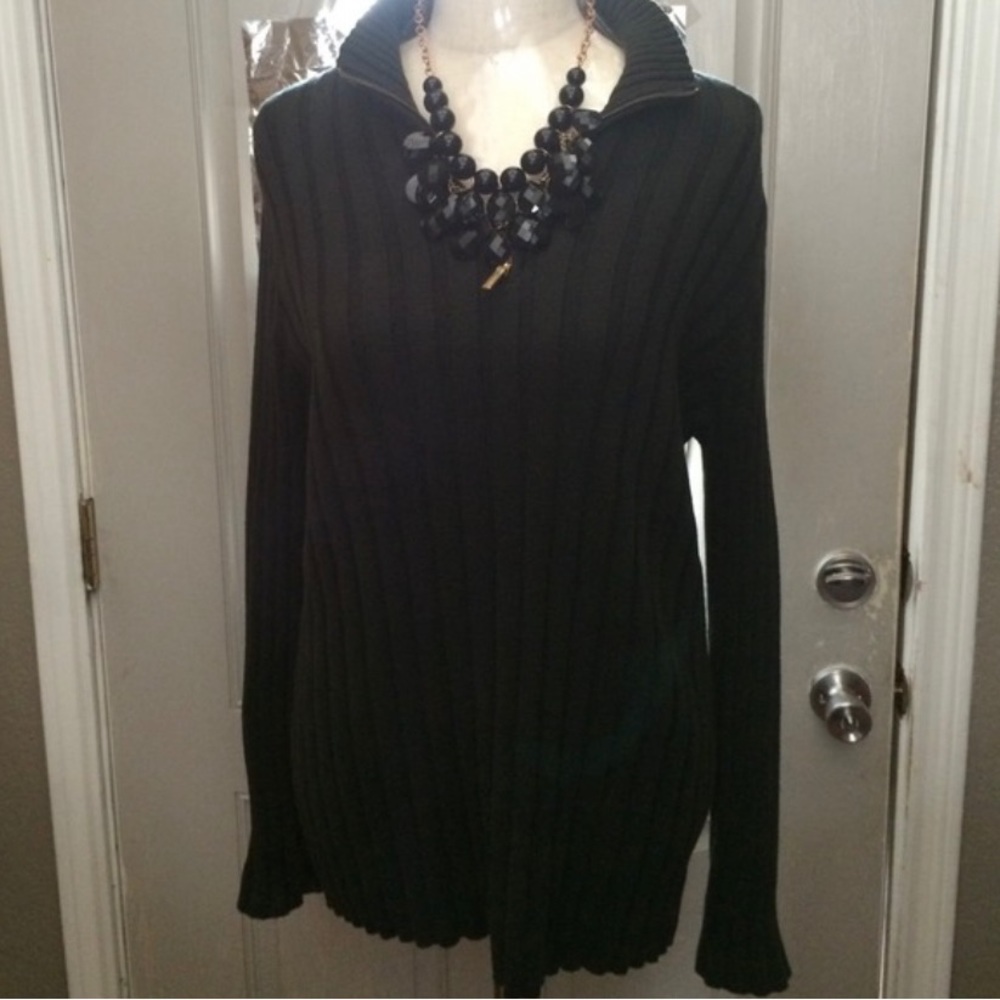 Ralph Lauren Forest Green Half-Zip Sweater!